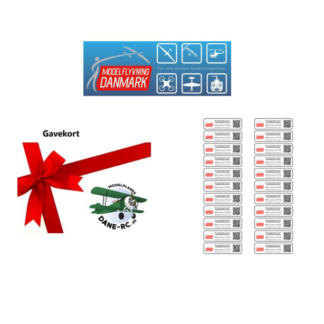 Modelflyvning Danmark - Droneoperatørnummer - Gavekort